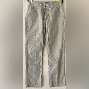 Men’s Carhartt Tan Relaxed Fit Utility Pant (33x34)